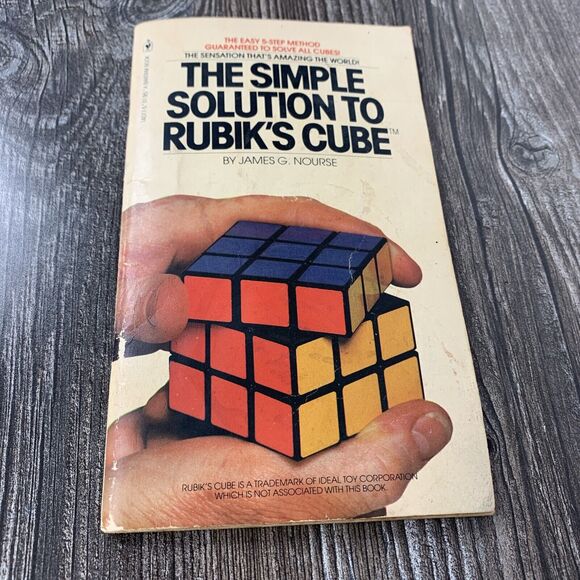 1981 The Simple Solution To Rubik's Cube by James G. Nourse 1981 - Picture 1 of 9